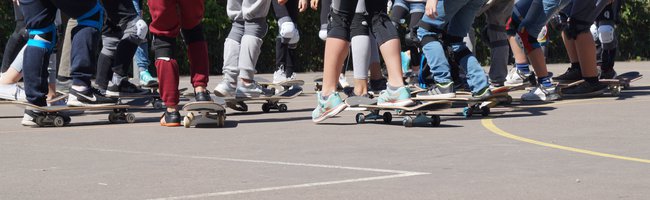 Skateboarding verbindet